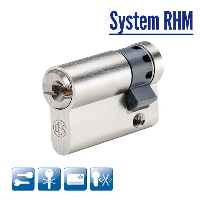 Profil-Halbzylinder 851½ RHM5