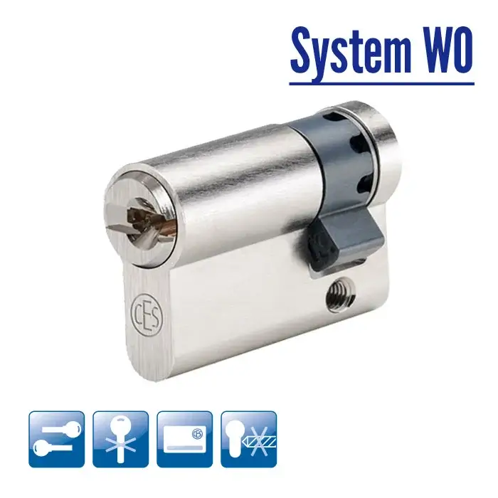 Profil-Halbzylinder 851½ WO5